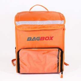 Insulated Food Delivery Bag With Cup Holders Drink Carriers